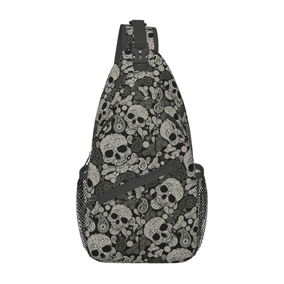 Sac Poitrine Bandoulière à Sangle Ajustable en Nylon, Sac de Taille pour Voyage, Randonnée, Sports, Décontracté, Usage Quotidien Hommes Femmes