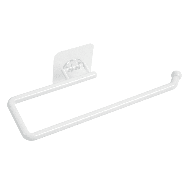 Yuarrent Soporte de almacenamiento de papel de cocina Soporte de pared de plástico Estante organizador de toallitas autoadhesivas Estante de Type3 NO3
