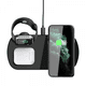 thumbnail image 1 of Adecuado para auriculares Apple, teléfono móvil, reloj, carga rápida inalámbrica, soporte de cargador inalámbrico tres en uno, 1 of 5