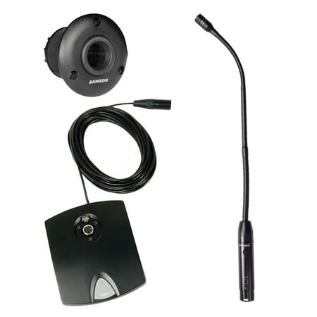 Samson CM15P 15" Podium Microphone with Weighted Base and Shock Flange Mount