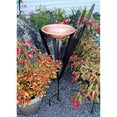 thumbnail image 2 of Single Cattail Birdbath, 2 of 6