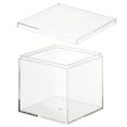 thumbnail image 1 of Caja de Acrílico Uxcell con Tapa, Cajas de Exhibición de Acrílico Transparentes, Contenedores Cuadrados de Plástico, Organizador de Almacenamiento 3.15"x3.15"x3.15", 1 of 7