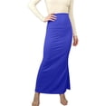 thumbnail image 4 of hoksml Women's Solid Color High-Waist Mermaid Maxi Skirt, Stretchy Bodycon Skirt with Flared Hem for Casual and Formal Wear, 4 of 6
