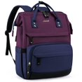 thumbnail image 1 of Mochila para portátil LOVEVOOK para mujer, 15.6 pulgadas, impermeable, puerto USB, 1 of 7