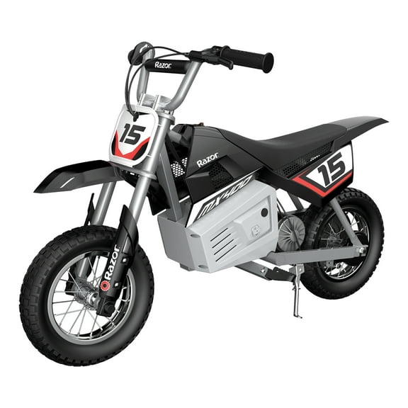 Razor MX400 Dirt Rocket 24V Electric Motocross Motorcycle Dirt Bike, Black