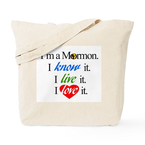 CafePress - I'm A Mormon Tote Bag - Unisex Canvas Tote Bag, Beige, 1-Piece