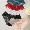 thumbnail image 2 of SOWINK 5 Pack Sexy  Mid-Waist Lace Women's Underwear,Stretchy for Comfort, 2 of 7