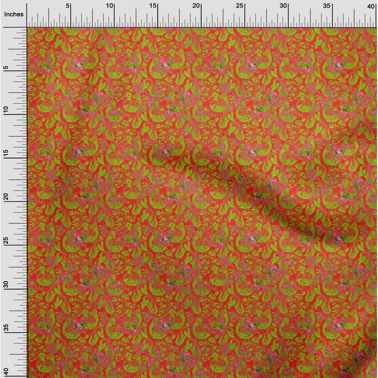 oneOone Cotton Jersey Magenta Fabric Batik Fabric For Sewing Printed Craft  Fabric By The Yard 58 Inch Wide 
