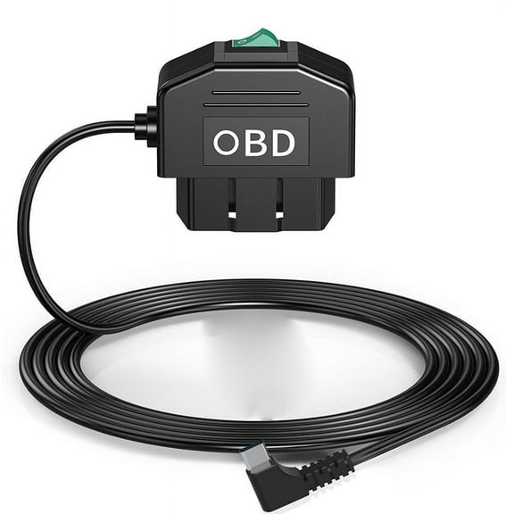 Dash Cam OBD Hardwire Kit,Dash Camera USB Type C Hardwire Kit with OBD Power Cable for Dashcam 12-24V to 5V/3A