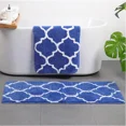 thumbnail image 4 of Juego de alfombrillas de baño antideslizantes 2 piezas - 40 x 60 cm + 45 x 120 cm azul, 4 of 8