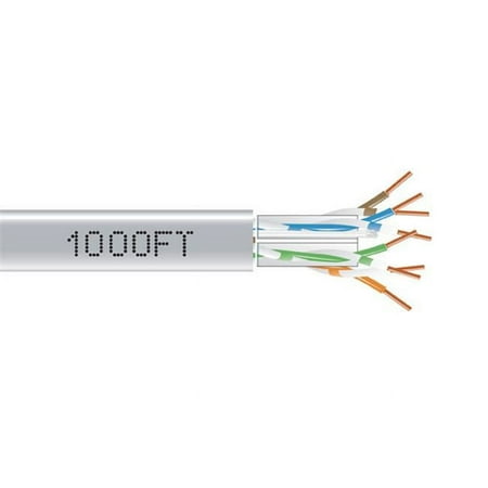 UPC: 0822088005766 | Black Box Network Services C6ABC51-GY-1000 Gigature 3 Cat6 Shielded Patch Cord  Gray – 1000 ft.
