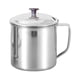 thumbnail image 1 of Taza de acero inoxidable con tapa, para camping, café, té, viajes, irrompible, de metal., 1 of 8