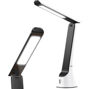 Light Therapy Lamp, 10000 LUX UV-Free LED Sunlight Light, Full Spectrum Mood Light Happy lamp, Touch Control Desk Lamp with Night Light Function Work Office Home -White