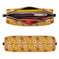 thumbnail image 2 of Fotbe Daisy maple fall Estuche para Lápices de Cuero con Estampado, Estuche con Cremallera Resistente, Organizador Compacto y Elegante para Papelería, 2 of 7