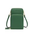 thumbnail image 1 of Small Crossbody Cell Phone Purse for Women, Mini Messenger Shoulder Handbag Wallet with Credit Card Slots,Green, 1 of 7