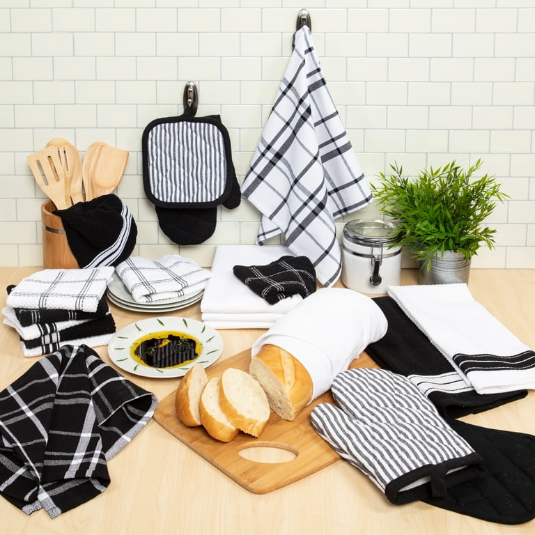 Black Kitchen Towels - Dish Clothes