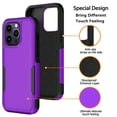 thumbnail image 5 of NIFFPD iPhone 14 Pro Max Case with Screen Protector, Shockproof Full Coverage Protective Cover Phone Case for iPhone 14 Pro Max 6.7" Purple, 5 of 7