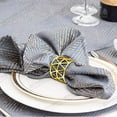 thumbnail image 3 of 8 Pcs of Round Mesh Napkin Ring Holder, Table Set Suitable for Casual or formal Occasions and Wedding Parties, 3 of 8