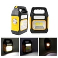 thumbnail image 2 of Ruiboury Solar Charging Camping Waterproof Lantern USB Rechargeable Long-range Light Handheld LED Flashlight Torch Fishing Yellow, 2 of 6
