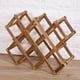 thumbnail image 5 of Estante organizador de vino de madera plegable con capacidad para 10 botellas, 5 of 11