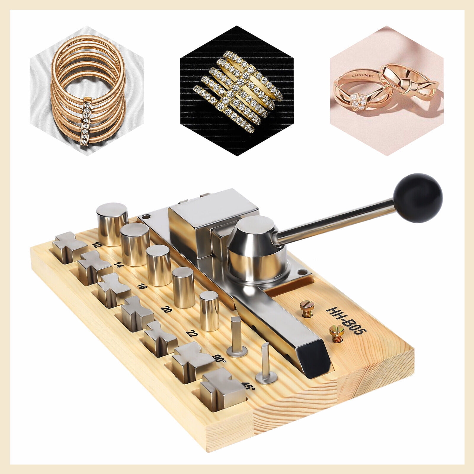 Practical Ring Bending Machine Jewelry Crafts Making Tool Earring Maker Bender