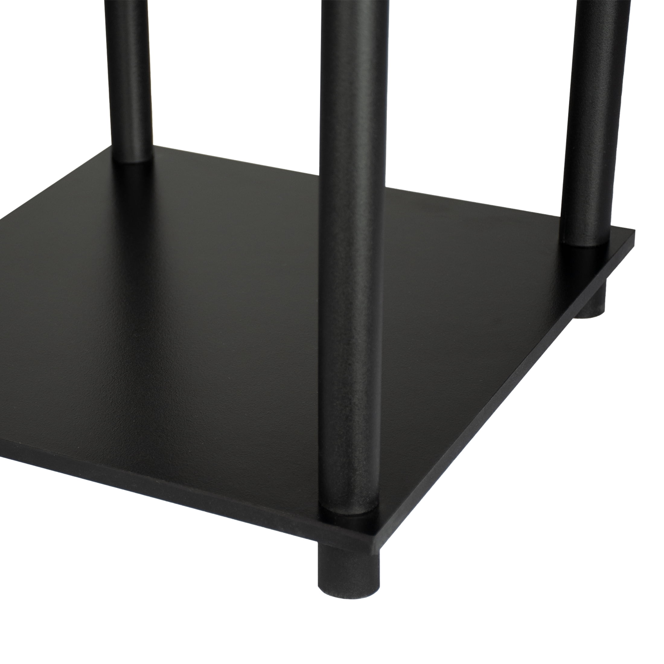 Mainstays No Tools End Tables, Solid Black, Set of 2
