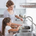 thumbnail image 5 of Kitchen Tap Extendible High Pressure Kitchen Tap 360° Swivelling Stainless Steel Mixer Tap Kitchen with Ceramic Cartridge Leak-Proof 2 Jet Types Chrome, 5 of 5