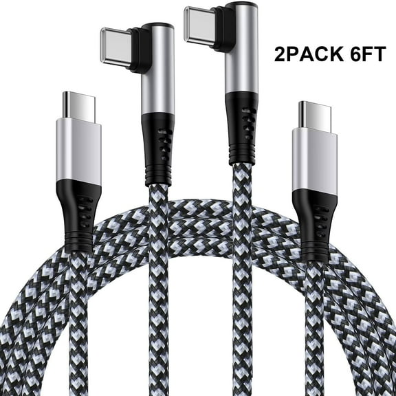 Usb C Cable,HopePow 2pcs 6ft Usb C to Usb C Cable 3A Super Fast Charger Long Type C Charger Nylon Braided Type C USb Charging Cable Usb C for Samsung High Speed Android Phone Charger Cord Type C