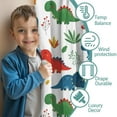 thumbnail image 3 of Blackout Kids Curtains,Colorful Dinosaur and Leaf Pattern Childrens Insulated Curtains Set Of 2,Bedroom Essentials,Toddler Room Decor 42"x54", 3 of 5