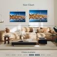 thumbnail image 4 of Elephant Stock Toronto Marina Yachts Wall Art - Horizontal Canvas Wall Art - Living Room Wall Decor - Places Canvas - Blue And Brown Decor - 45" x 30", 4 of 8
