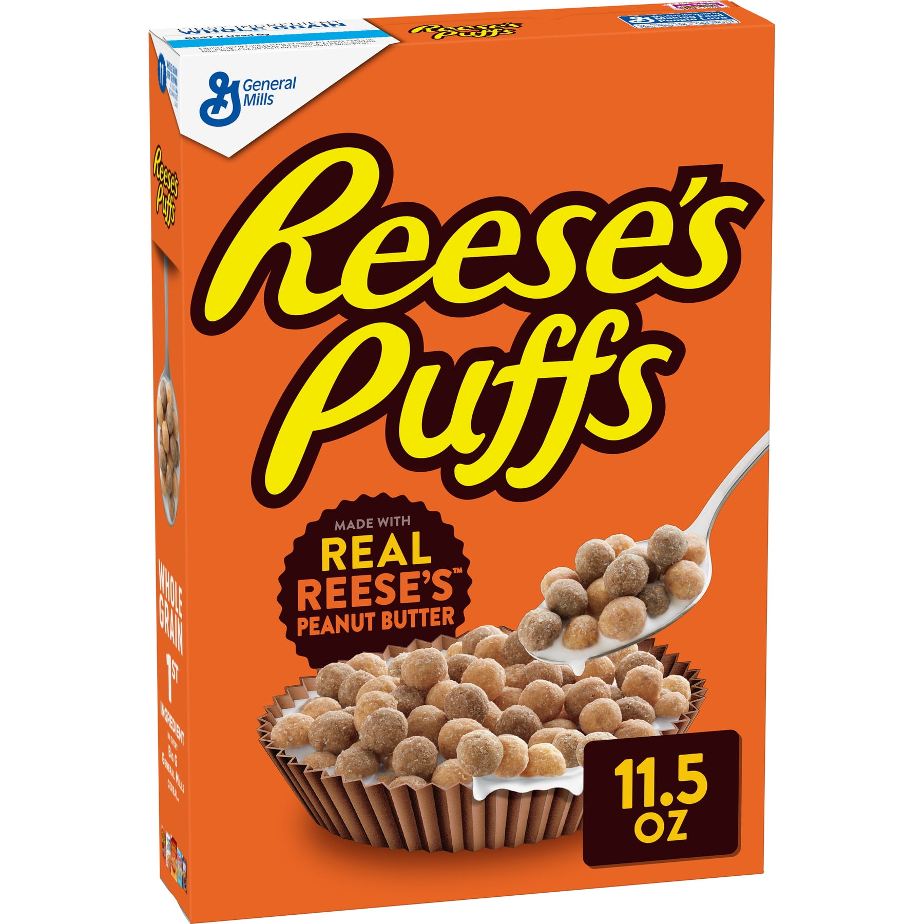 Reese S Puffs Chocolatey Peanut Butter Cereal 11 5 Oz Box Brickseek