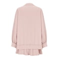 thumbnail image 4 of Women's 2 Piece Ribbed Knit Sets Summer Casual Long Sleeve Tops Matching Mini Skirt Going Out Lounge Outfits, 4 of 8
