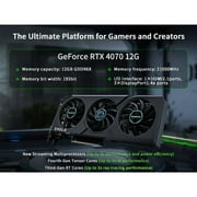 Kinupute Mini PC Gaming, Desktop Computer i7-13700F 16 Cores Upto 5.2GHz, 32G DDR5, 1T M.2 PCIE4.0 SSD, Windows 11 Pro, GeForce RTX4070 12G, Four Display, 8K@60Hz Outputs, Dual LAN, WiFi6E/BT5.3