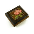 thumbnail image 1 of Magnificent Single Pink Rose Musical Box From Sorrento, Italy - Rocky Mountain High (John Denver) - SWISS, 1 of 2
