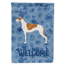 Greyhound Welcome Garden Flag