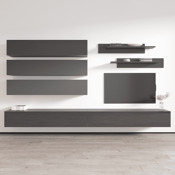 Fly J 30TV Wall Mounted Floating Modern Entertainment Center