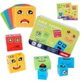 thumbnail image 2 of Bloques de construcción de cubos de Rubik con expresión que cambian de cara, caja de hierro, juguetes de batalla para niños, juego de mesa entre padres e hijos, juguetes de nivel de desafío de madera, 2 of 5