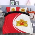 thumbnail image 2 of Myanmar Bandera Escudo de Armas Juego de Cama Círculo Rlt7, 2 of 5