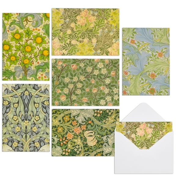 The Gifted Stationery Note Cards with Envelopes - 36 Pack, 5 x 3.5 In, Floral Pattern - Blank Inside Thank You Cards for All Occasion & Stationery Set