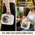 thumbnail image 2 of FOR U DESIGNS Bear Pinecone Leaf Pattern Bible Cover for Women Men Large Capacity Bible Holder Case Reusable Tote Bag Carrying Organizer Bag for Pilgrimages/Daily Use, 2 of 7