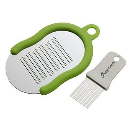 

ARNEST [Made in Japan] Grater (with mini scraper) Stainless steel condiments (palm fit grated) Major restaurant favorite brand A-76928 Green