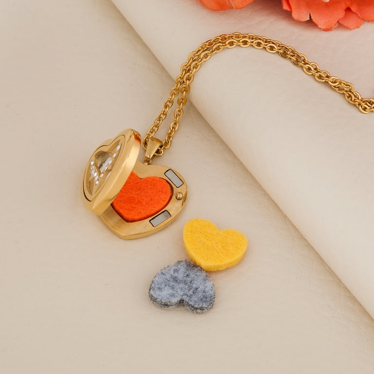 Gold aromatherapy shop necklace