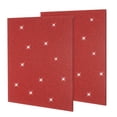 thumbnail image 1 of 2 Pcs Hojas de Acrílico Brillantes de 1/8" de Grosor, Hojas de Plástico de 8x8 Pulgadas, Rojas, 1 of 7