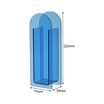 thumbnail image 6 of Translucent Acrylic Flower Vase - Nordic Style - Bright Color - Floral Container - Home Decor, 6 of 8