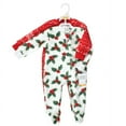 thumbnail image 2 of Hudson Baby Infant Girl Plush Sleep and Play, Holly, 3-6 Months, 2 of 4