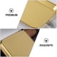 thumbnail image 4 of 1pc de acero inoxidable forma cuadrada placa de almacenamiento placa de postre bandeja de filete (dorado), 4 of 5