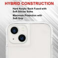 thumbnail image 4 of VIBECover Phone Case Compatible for Apple iPhone 15 Pro, TOTAL Guard Hybrid Cover, Glass Screen Protector Incl, Owls Deco, 4 of 7