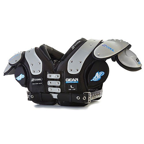 Z-Cool Gear PRO-TEC Football Shoulder Pads, JV Small (13-14)