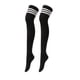 thumbnail image 1 of Calcetines altos hasta el muslo Medias finas a rayas sobre la rodilla Medias largas Calentador de piernas hasta la rodilla 72 cm, 1 of 5