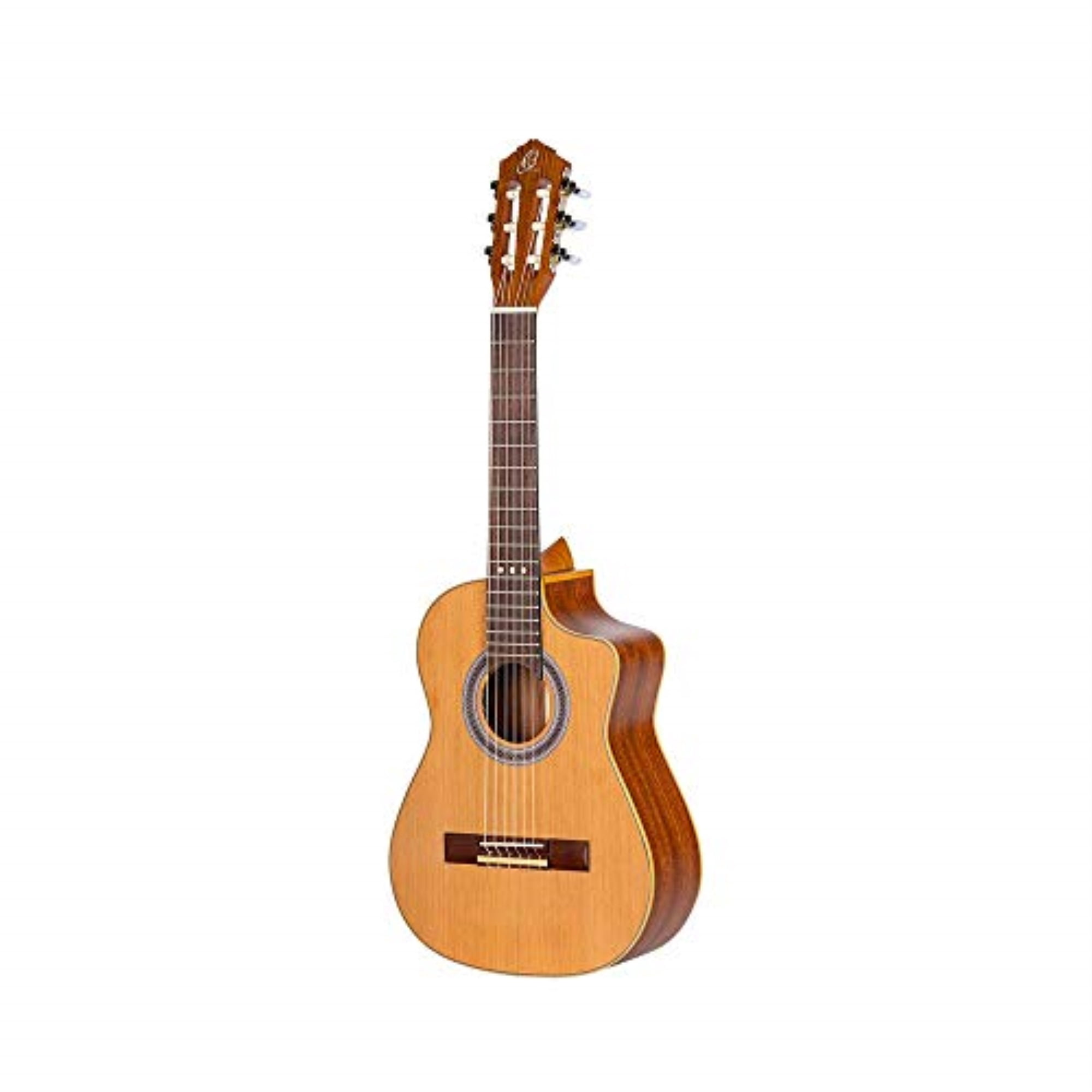 Ortega RQ39E Requinto Acoustic-Electric Guitar Natural
